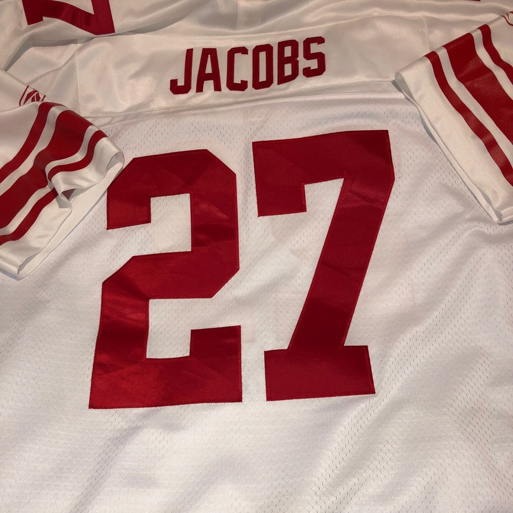 Brandon Jacobs Giants Reebok Swingman jersey 2XL